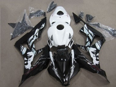 Preto Branco Kit Completo Carenagem CBR 600RR 07-08
