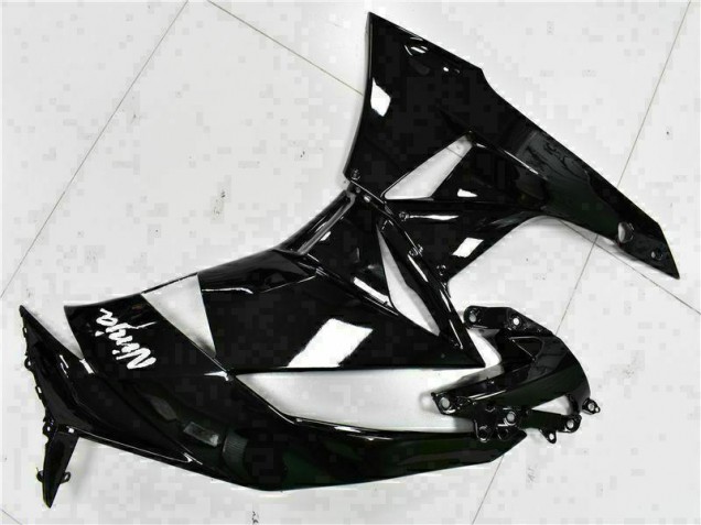 Preto Branco Ninja Carenagem ZX6R 09-12 Preto Branco Ninja Carenagem ZX6R 09-12