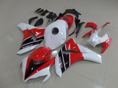 Preto Branco & Vermelho Carenagem CBR 1000RR 08-11
