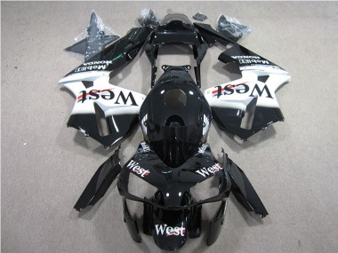 Preto Branco West Carenagem CBR 600RR 05-06