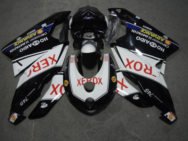 Preto Branco Xerox Carenagem Ducati 749 05-06