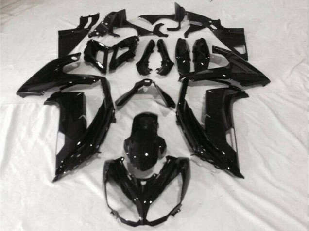 Preto Brilhante Abs Kit Carenagem & Plásticos EX650 17-19 Preto Brilhante Abs Kit Carenagem & Plásticos EX650 17-19