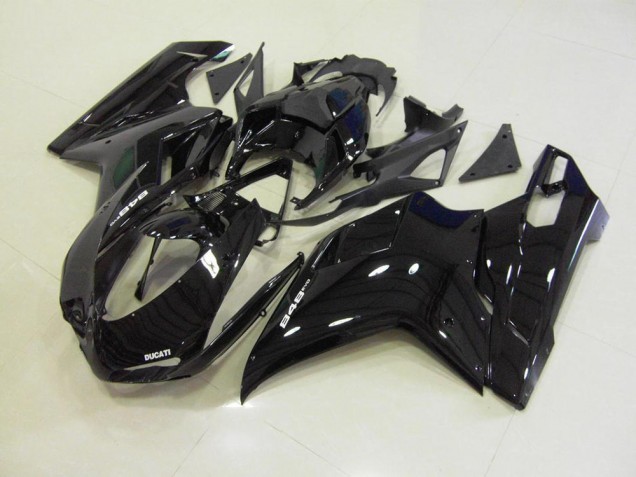 Preto Brilhante Carenagem Ducati 848 1098 1198 07-14