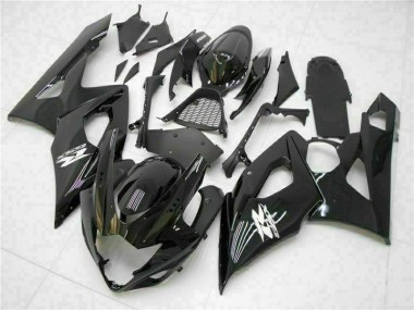 Preto Brilhante Carroçaria GSXR 1000 K5 05-06