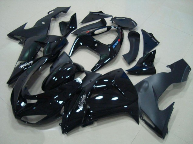 Preto Brilhante Preto Fosco Carenagem ZX10R 06-07 Preto Brilhante Preto Fosco Carenagem ZX10R 06-07