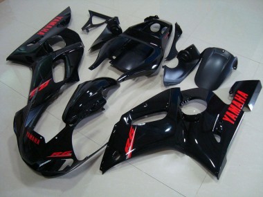 Preto Brilhante Vermelho Decalques Kit Carenagem R6 98-02