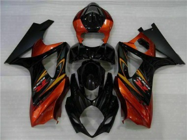 Preto Carenagem & Plástico GSXR 1000 K7 07-08