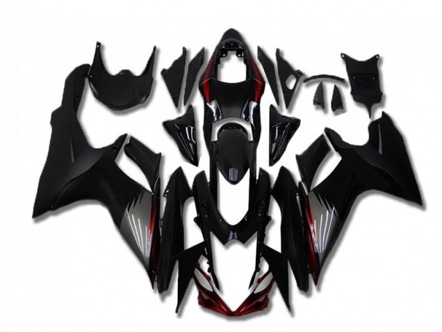 Preto Cinzento Carenagem GSXR 600 / 750 K11 11-21 Preto Cinzento Carenagem GSXR 600 / 750 K11 11-21