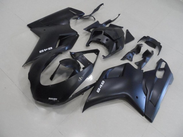 Preto Fosco & Branco 848 Carenagem Ducati 848 1098 1198 07-14 Preto Fosco & Branco 848 Carenagem Ducati 848 1098 1198 07-14