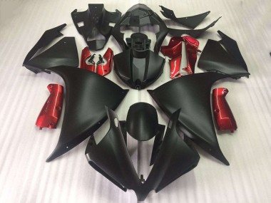 Preto Fosco Brilhante Vermelho Carenagem R1 09-11