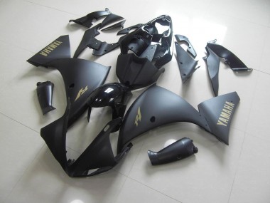 Preto Fosco Ouro Adesivo Carenagem R1 09-11