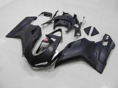 Preto Fosco Preto Adesivo Carenagem Ducati 848 1098 1198 07-14