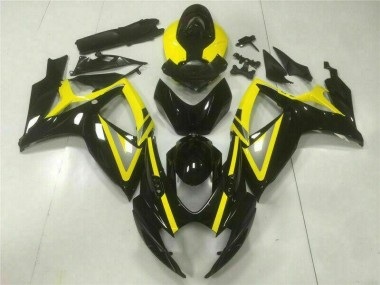 Preto Injeção Kits Carenagem GSXR 600 / 750 K6 06-07