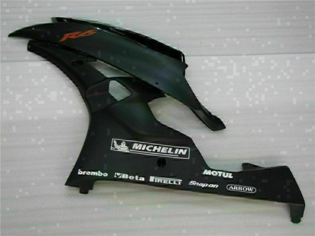 Preto Kit Carenagem R6 06-07 Preto Kit Carenagem R6 06-07