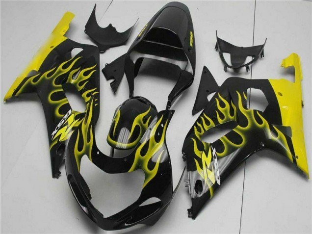 Preto Kits Carenagem GSXR 600 / 750 K1 K2 K3 01-03 Preto Kits Carenagem GSXR 600 / 750 K1 K2 K3 01-03