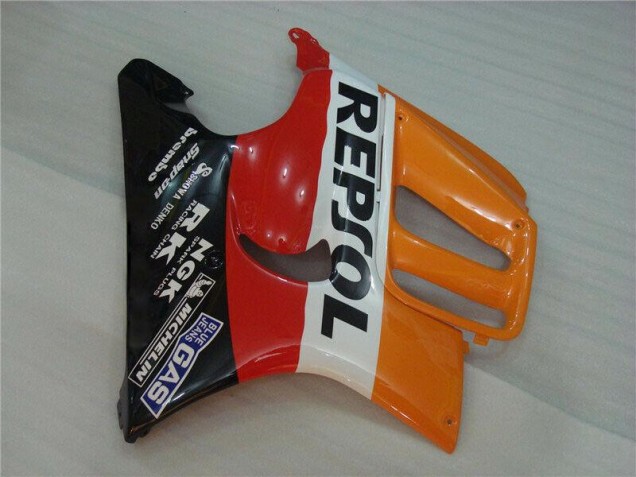 Preto Laranja Repsol Abs Kit Completos Carenagem CBR 600 F3 95-98 Preto Laranja Repsol Abs Kit Completos Carenagem CBR 600 F3 95-98