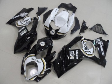 Preto Lucky Strike Carenagem GSXR 1000 K7 07-08