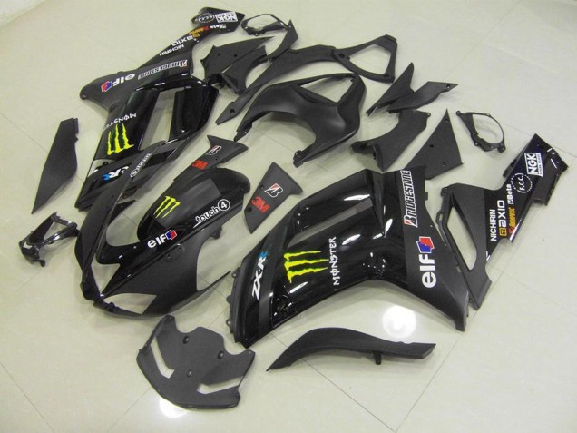 Preto Monster Carenagem ZX6R 07-08 Preto Monster Carenagem ZX6R 07-08