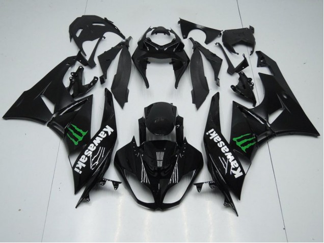 Preto & Monster Carenagem ZX6R 09-12 Preto & Monster Carenagem ZX6R 09-12