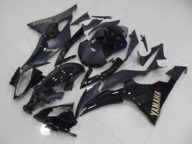 Preto & Ouro Adesivo Carenagem R6 08-16