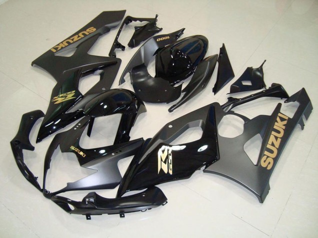 Preto & Ouro Decalques Carenagem GSXR 1000 K5 05-06 Preto & Ouro Decalques Carenagem GSXR 1000 K5 05-06