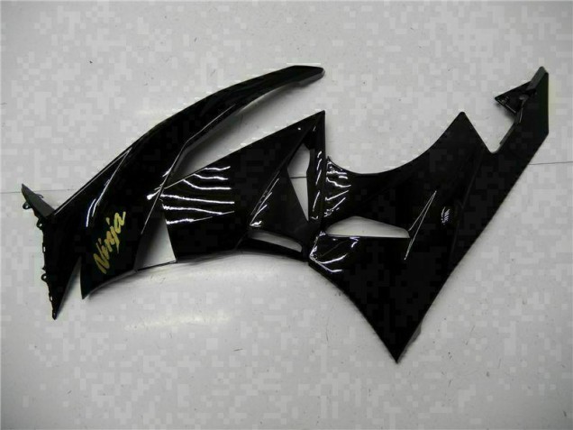 Preto Ouro Ninja Carenagem ZX6R 09-12 Preto Ouro Ninja Carenagem ZX6R 09-12