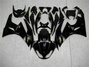 Preto Ouro Ninja Carenagem ZX6R 09-12