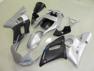Preto Prata Injeção Kits Carenagem R6 98-02
