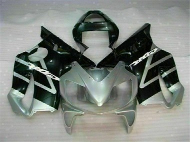 Preto Prata Kits Carenagem CBR 600 F4i 01-03