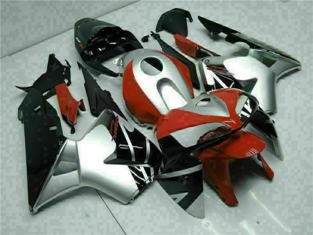 Preto Prata Vermelho Carenagem CBR 600RR 05-06