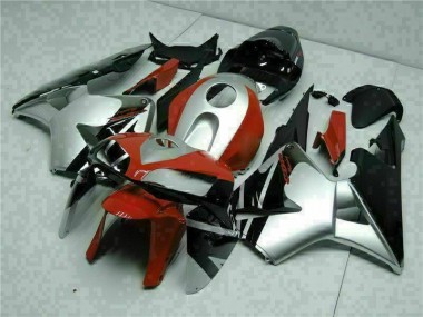 Preto Prata Vermelho Carenagem CBR 600RR 05-06