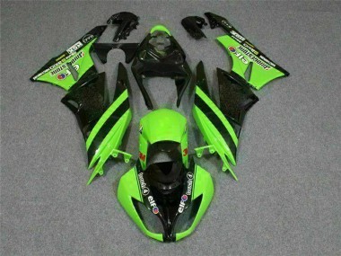 Preto Verde 3M Touch4 Carenagem ZX6R 09-12