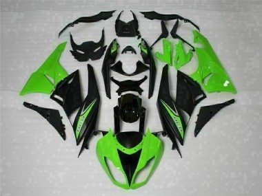 Preto Verde 636 Carenagem ZX6R 09-12