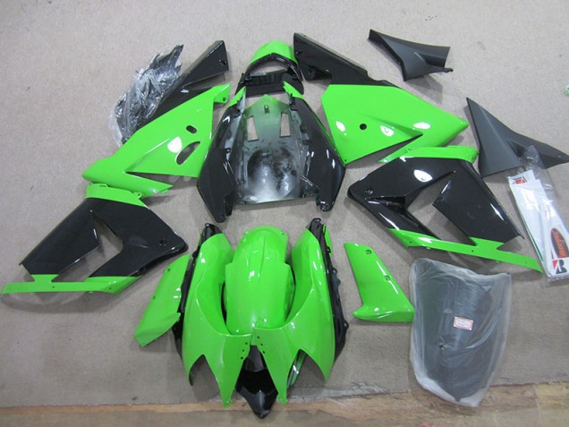 Preto Verde Carenagem ZX10R 03-05 Preto Verde Carenagem ZX10R 03-05