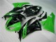 Preto Verde Carenagem ZX6R 09-12 Preto Verde Carenagem ZX6R 09-12