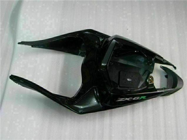 Preto Verde Carenagem ZX6R 09-12 Preto Verde Carenagem ZX6R 09-12