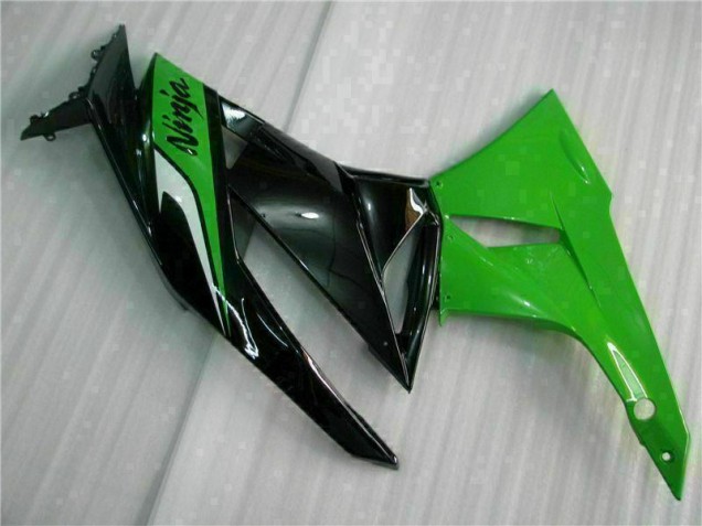 Preto Verde Carenagem ZX6R 09-12 Preto Verde Carenagem ZX6R 09-12