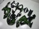 Preto Verde Chama Carenagem ZX10R 06-07 Preto Verde Chama Carenagem ZX10R 06-07