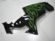 Preto Verde Chama Carenagem ZX10R 06-07 Preto Verde Chama Carenagem ZX10R 06-07
