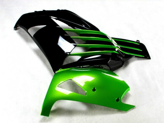 Preto Verde Kit Carenagem ZX14R ZZR 1400 12-21 Preto Verde Kit Carenagem ZX14R ZZR 1400 12-21