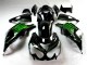 Preto Verde Kit Completo Carenagem EX250 08-12 Preto Verde Kit Completo Carenagem EX250 08-12