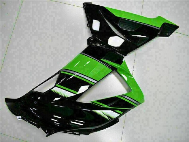 Preto Verde Kits Carenagem ZX6R 19-23 Preto Verde Kits Carenagem ZX6R 19-23