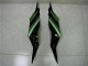 Preto Verde Kits Carenagem ZX6R 19-23 Preto Verde Kits Carenagem ZX6R 19-23