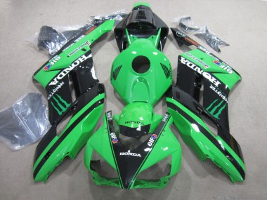 Preto Verde Monster Abs Kit Completos Carenagem CBR 1000RR 04-05