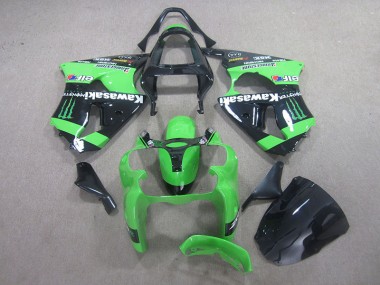 Preto Verde Monster Carenagem ZX6R 00-02