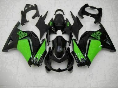 Preto Verde Ninja Carenagem EX250 08-12