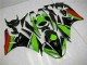 Preto Verde Vermelho Carenagem ZX6R 09-12 Preto Verde Vermelho Carenagem ZX6R 09-12