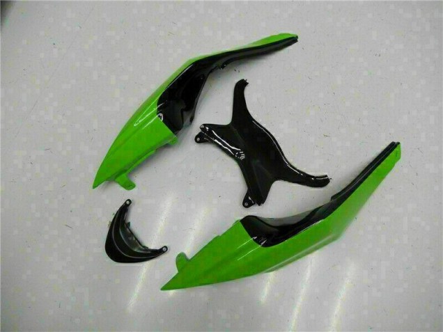 Preto Verde Vermelho Carenagem ZX6R 09-12 Preto Verde Vermelho Carenagem ZX6R 09-12