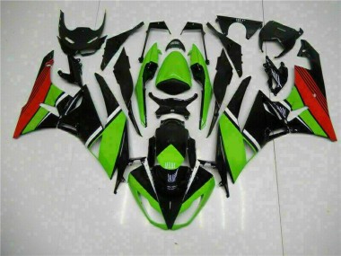 Preto Verde Vermelho Carenagem ZX6R 09-12
