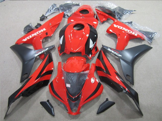 Preto Vermelho Abs Plástico CBR 600RR 07-08 Preto Vermelho Abs Plástico CBR 600RR 07-08